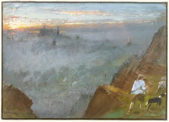 Edinburgh från Salisbury Crags, 1917